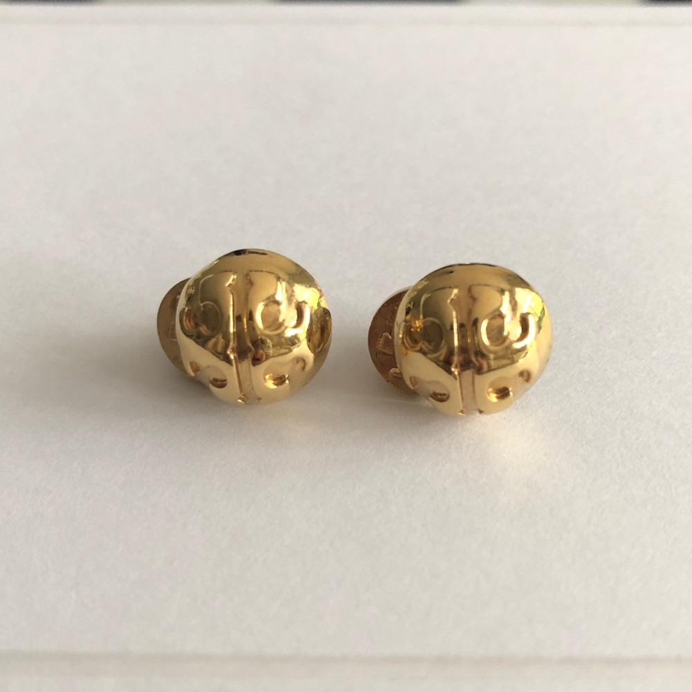 Tory Burch Logo Stud Earrings